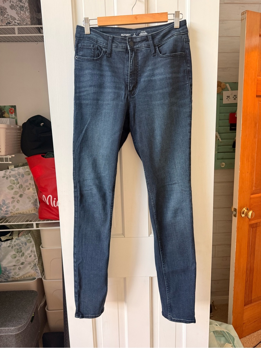 Old Navy Women's Dark Indigo Skinny Jeans